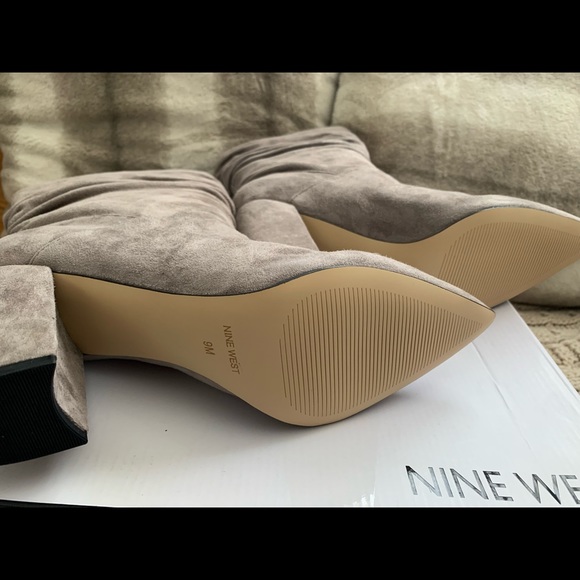 Nine West ruched suede boots - Picture 3 of 5